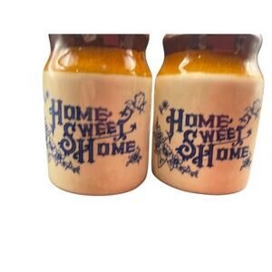 Vintage Pottery Sweet Home Salt and Pepper Shakers